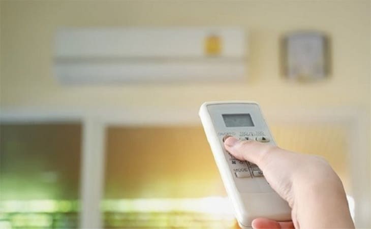 Kiểm tra biểu tượng Cool trên remote