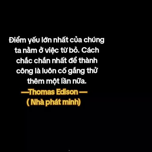 Bài Học Thành Công Vĩ Đại Từ Thomas Edison Sẽ Thay Đổi Cuộc Đời Bạn Bài Học Thành Công Vĩ Đại Từ Thomas Edison Sẽ Thay Đổi Cuộc Đời Bạn