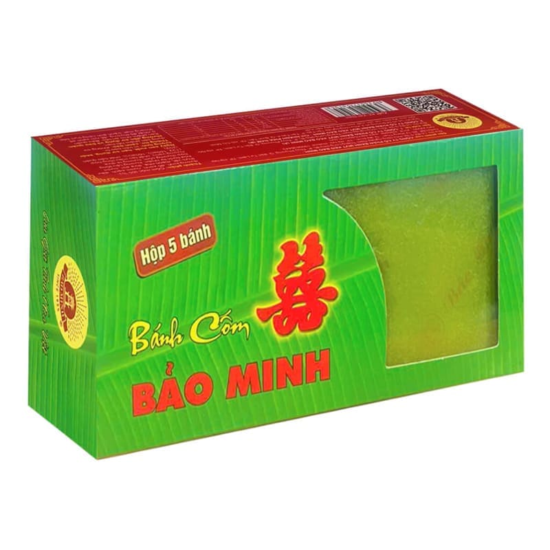 Bánh cốm Bảo Minh hộp 325g – Đặc sản Hà Nội thơm ngon, đậm đà hương vị truyền thống