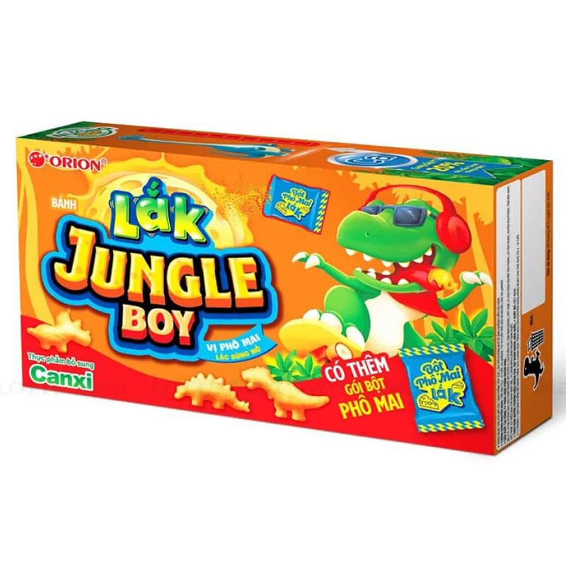 Bánh quy vị phô mai Orion Jungle Boy hộp 31.6g thơm ngon béo ngậy cho bé yêu Bánh quy vị phô mai Orion Jungle Boy hộp 31.6g thơm ngon béo ngậy cho bé yêu