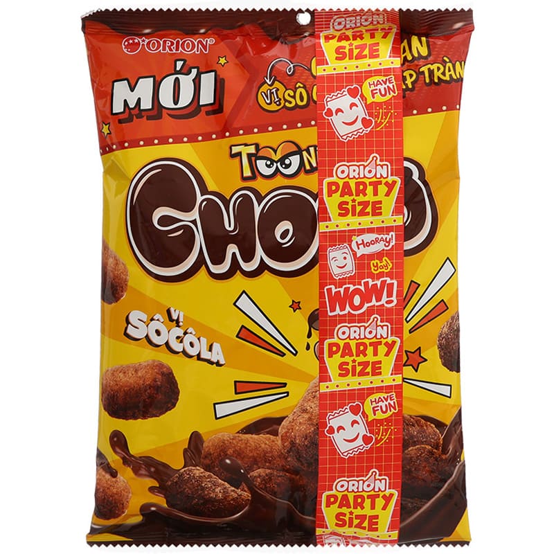 Bánh Snack vị socola Toonies gói 60g thơm ngon giòn rụm đậm vị ngọt ngào hấp dẫn