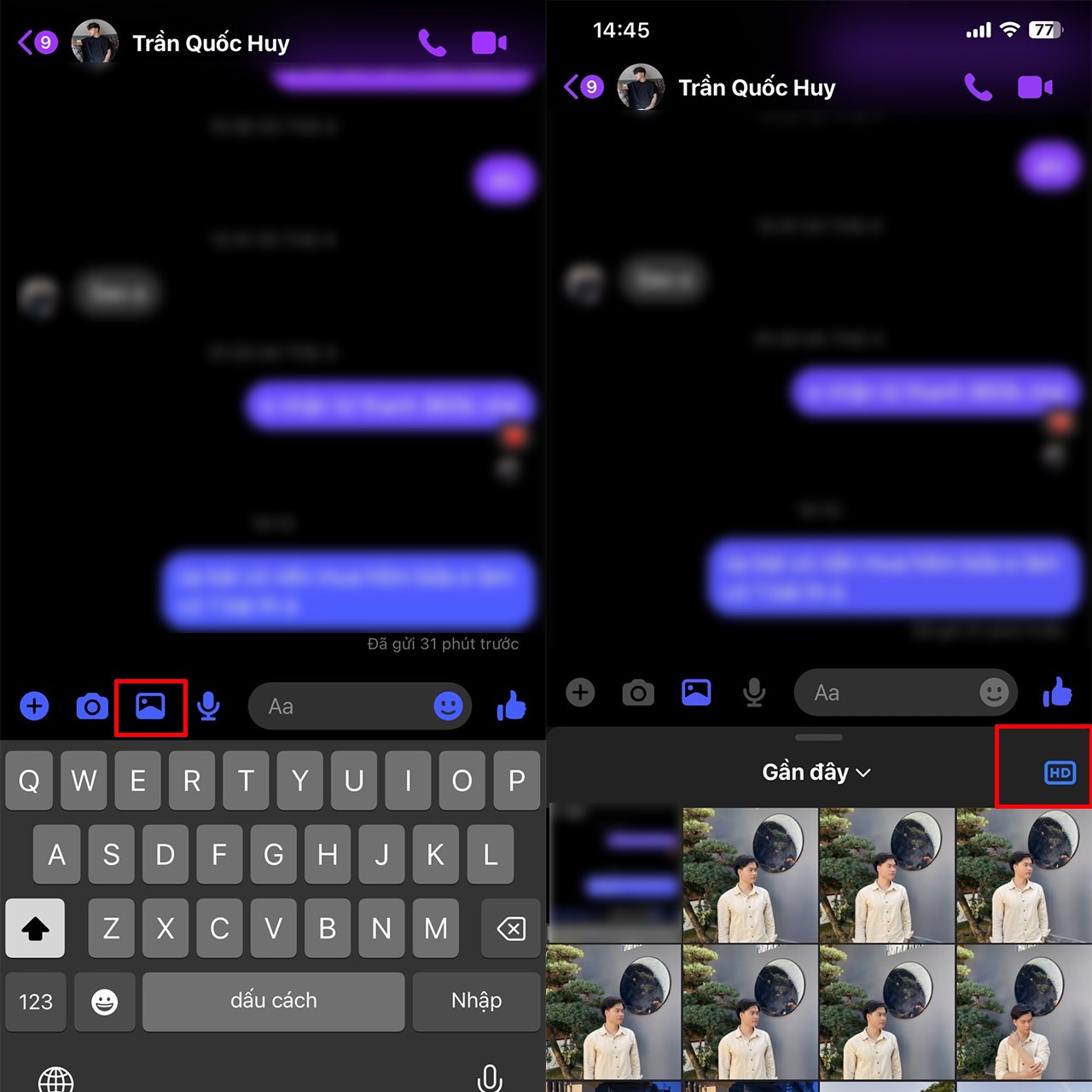 Cách gửi ảnh HD trên Messenger rõ nét như ảnh gốc chỉ trong một nốt nhạc 3