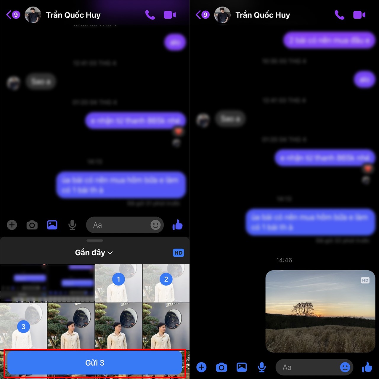 Cách gửi ảnh HD trên Messenger rõ nét như ảnh gốc chỉ trong một nốt nhạc 4