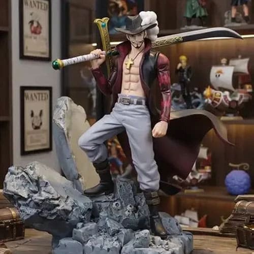 Cận cảnh mô hình Mihawk Mắt Diều One Piece thần thái uy quyền đúc nét cực đỉnh Cận cảnh mô hình Mihawk Mắt Diều One Piece thần thái uy quyền đúc nét cực đỉnh