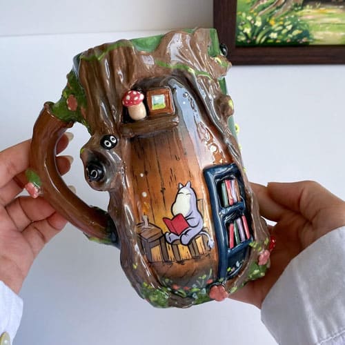 Chiếc Cốc Gốm Khắc Nổi 3D Phong Cách Hoạt Hình Anime Độc Đáo Dành Cho Fan Sưu Tầm Chiếc Cốc Gốm Khắc Nổi 3D Phong Cách Hoạt Hình Anime Độc Đáo Dành Cho Fan Sưu Tầm