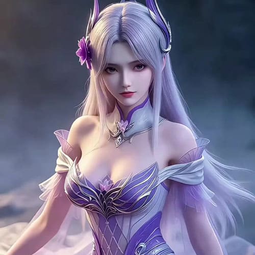 Chiêm ngưỡng tuyệt tác đồ họa nhân vật nữ thần tóc bạc cực kỳ ma mị Chiêm ngưỡng tuyệt tác đồ họa nhân vật nữ thần tóc bạc cực kỳ ma mị