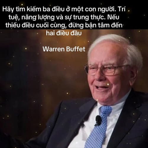 Có 3 Yếu Tố Quyết Định Về Con Người Dựa Theo Warren Buffett Có 3 Yếu Tố Quyết Định Về Con Người Dựa Theo Warren Buffett
