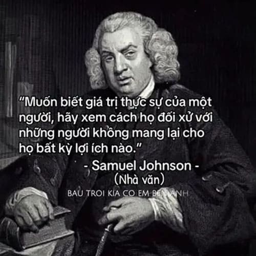 Danh Ngôn Sâu Sắc Về Giá Trị Con Người Của Samuel Johnson Danh Ngôn Sâu Sắc Về Giá Trị Con Người Của Samuel Johnson