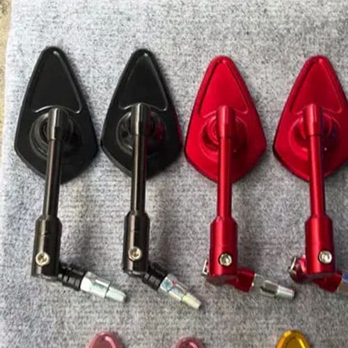 Gương Chiếu Hậu Tam Giác Nhôm CNC Nhiều Màu Thiết Kế Độc Đáo Gắn Xe Máy Gương Chiếu Hậu Tam Giác Nhôm CNC Nhiều Màu Thiết Kế Độc Đáo Gắn Xe Máy