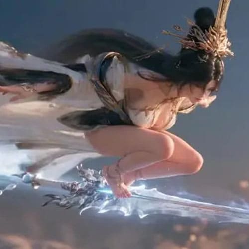 Kiếm Tiên Tuyệt Mỹ Lướt Mây Đẹp Mắt Trong Thế Giới Huyền Mộng