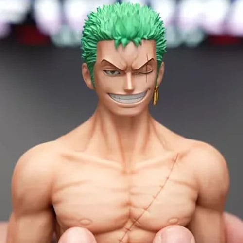Mô Hình Zoro Tỉ Lệ 1/6 Trang Phục Áo Dài Xanh Lục Với Ba Thanh Kiếm Sắc Lạnh