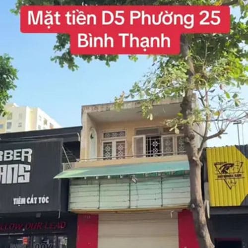 Nhà Mặt Tiền Đường D5 Bình Thạnh Diện Tích 75m2 Sổ Hồng Riêng Kinh Doanh Tốt Nhà Mặt Tiền Đường D5 Bình Thạnh Diện Tích 75m2 Sổ Hồng Riêng Kinh Doanh Tốt