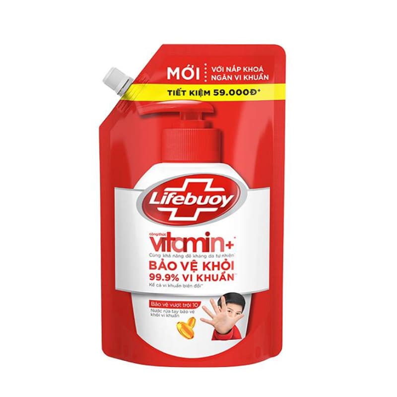 Nước rửa tay Lifebuoy Bạc Bảo Vệ túi 987ml: Sạch khuẩn nhanh, cực tiết kiệm Nước rửa tay Lifebuoy Bạc Bảo Vệ túi 987ml: Sạch khuẩn nhanh, cực tiết kiệm