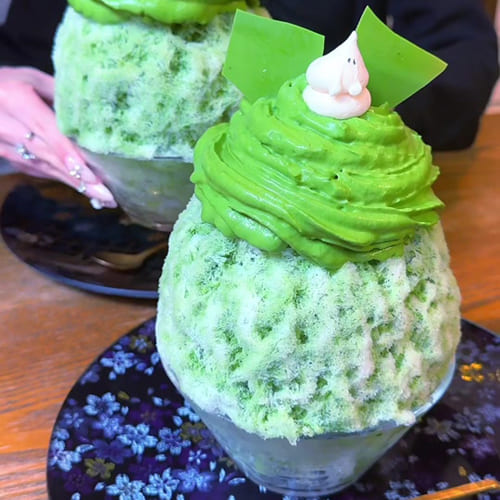 Tan Chảy Với Món Đá Bào Matcha Siêu Đáng Yêu Trải Nghiệm Ẩm Thực Nhật Độc Đáo